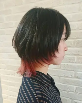 ミディアム カラー little×PORTO 元町所属・Topstylist ゆきこのヘアスタイル