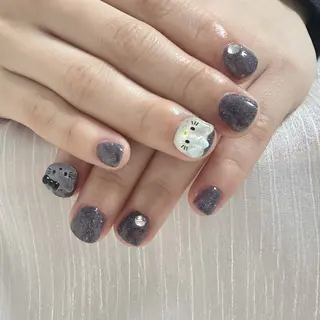 ネイル コネコネイルサロン モデル用のネイルデザイン