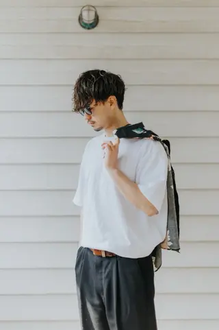 メンズ SOL by diar 湘南台【ソル】ヘッドスパ/頭浸浴/ハイライト所属・ふじたしの/湘南台/ ショートカットのヘアスタイル