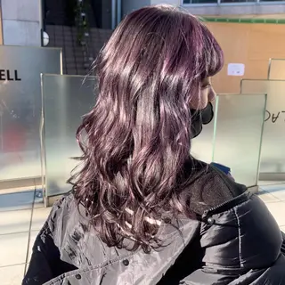 ロング カラー ヘアアレンジ ハイトーン/美髪矯正 🍃大江拓実のヘアスタイル