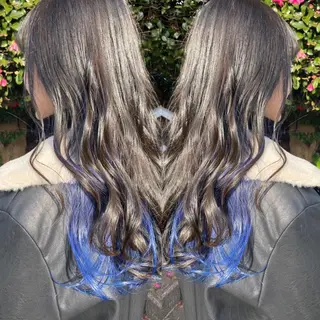 ロング StellA所属・アートディレクター ワダヒサノリのヘアスタイル