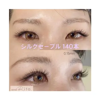 マツエク・マツパ and Rita 蒲生店所属・andRita蒲生店 kanouのマツエク・マツパデザイン
