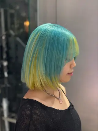 ミディアム カラー オノ テンタのヘアスタイル