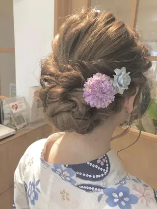 ヘアアレンジ Elle✂︎ Riinaのヘアスタイル