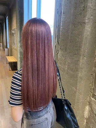 ロング カラー SOU所属・ふるかわ れなのヘアスタイル