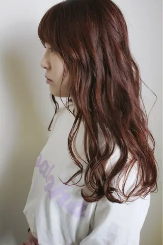 セミロング カラー 土居 正季のヘアスタイル