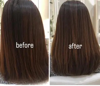 ロング パーマ k-twoたき✨艶感 カラー/美髪矯正のヘアスタイル