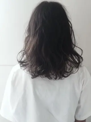 セミロング カラー SALOWIN名古屋本山店所属・🍏ナガヤマ ヒデアキ🍏のヘアスタイル