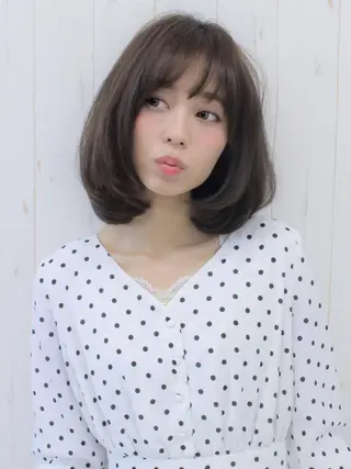 ミディアム カラー 小濱 秀人のヘアスタイル