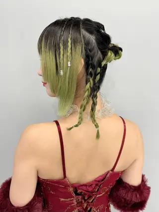 ヘアアレンジ 艶 ケアブリーチ 🎀🩵RISAのヘアスタイル