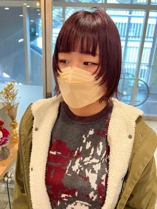 ショート カラー 韓国風デザイン 💐MIZUKI💐のヘアスタイル