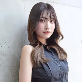 カラー モデル募集 KEITOのヘアスタイル