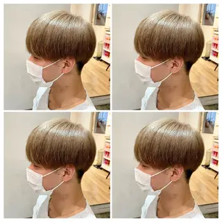 ミディアム カラー メンズ 🟣メンズパーマ 川端 永遠🟣のヘアスタイル