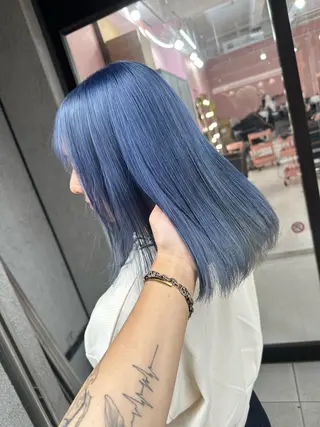 セミロング カラー 🎀憧れ髪色再現🎀 /MANATOのヘアスタイル