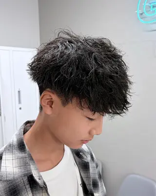 パーマ メンズ 👑メンズ/パーマ/ 小島桐弥👑のヘアスタイル