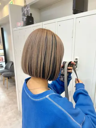 ショート カラー Stir Maison 大宮所属・ryuma/ボブ /透明感カラーのヘアスタイル