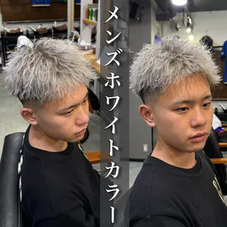 ショート カラー メンズ era2d所属・マコト/心斎橋 メンズ専門店のヘアスタイル