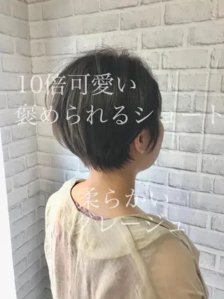 ショート カラー 鳥羽 正治のヘアスタイル