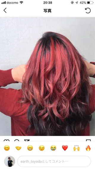 セミロング カラー 豊田 恭平のヘアスタイル