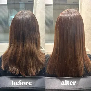 ミディアム ii所属・縮毛矯正 /新宿【あまね】のヘアスタイル