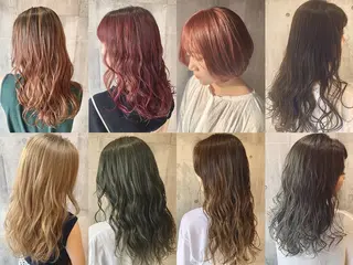 ロング カラー パーマ ヘアアレンジ A 間明店所属・夜営業/髪質改善 金沢/tatsukiのヘアスタイル
