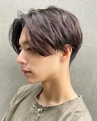 パーマ メンズ 人見知りさんでも安心 奥田 里佳子のヘアスタイル
