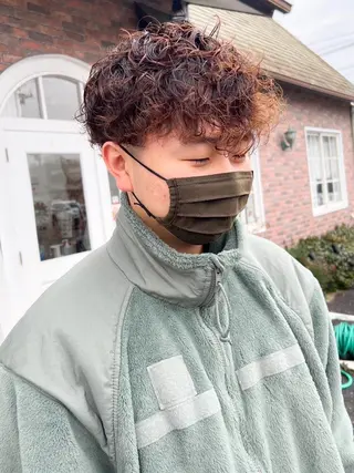 ショート パーマ YURAGI🤍 SAEのヘアスタイル