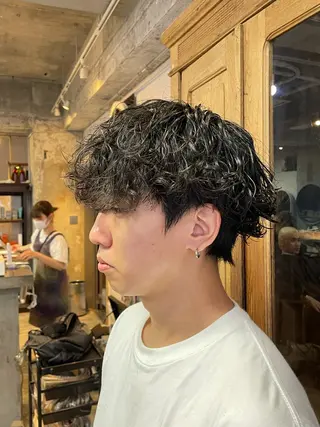 パーマ メンズ 福岡美容室【pia】 タイヘイのヘアスタイル