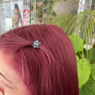 カラー ピンクカラー🎀/ ミルクティー🍼花音のヘアスタイル