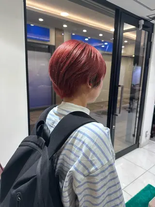 ショート カラー メンズ特化/ パーマChihoのヘアスタイル