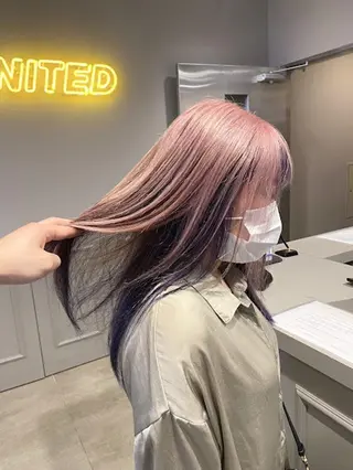 カラー 🥂UNITED公式 🥂横浜店🥂のヘアスタイル