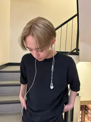 カラー メンズ ☕️結【suii.】 ボブ/ヘアセット☕️のヘアスタイル