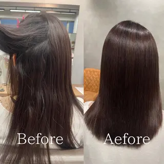 ロング charm《銀座》 ヘアセット/縮毛矯正のヘアスタイル