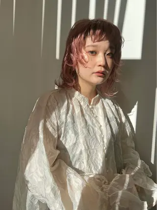 ミディアム カラー 美髪🧊ショート /ボブ/小由葵のヘアスタイル