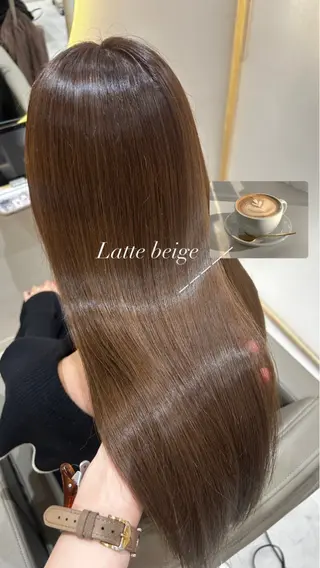 ロング カラー 🫧赤み消しカラー nanami🫧のヘアスタイル