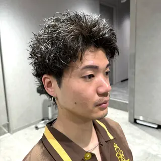 ショート パーマ メンズ スパイキーショート パーマ🔥ritaのヘアスタイル