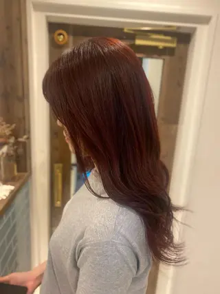 セミロング カラー 🍑 モモカ🍑のヘアスタイル