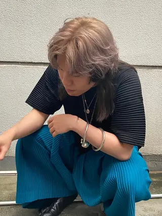 カラー 乾かしただけで艶髪✨ 縮毛矯正天王寺はやとのヘアスタイル