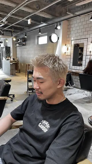 カラー メンズ メンズ特化/フェード 樋口裕馬のヘアスタイル