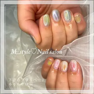 ショート ネイル 下妻市ﾈｲﾙｻﾛﾝ M_styleのネイルデザイン