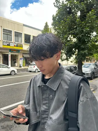 パーマ メンズ 西浦 たくみのヘアスタイル