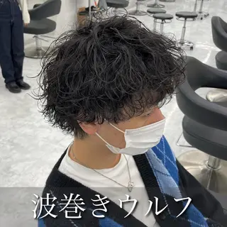 メンズ 横浜メンズパーマ🔥 大野賢人のヘアスタイル