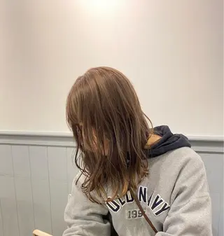 セミロング ☁️透明感カラー☁️ Reikaのヘアスタイル