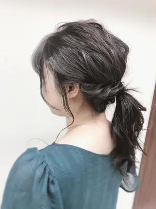 ロング カラー 森田 一輝のヘアスタイル