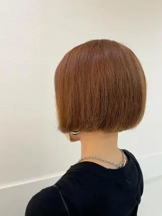 ショート カラー 韓国/透明感カラー さなのヘアスタイル