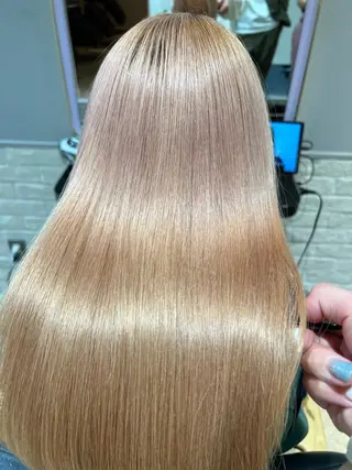 セミロング 髪質改善✨石塚 真梨奈のヘアスタイル