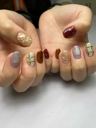 ネイル 草加ニュアンスネイル 🌚hersのネイルデザイン