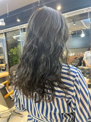 セミロング カラー ヘアアレンジ メンズ ネイル マツエク・マツパ アイブロウ GO TODAY SHAiRE SALON所属・透明感カラー🤎 ゆりのヘアスタイル