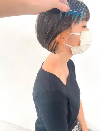 ショート カラー 🌈新田 みどり🌈のヘアスタイル