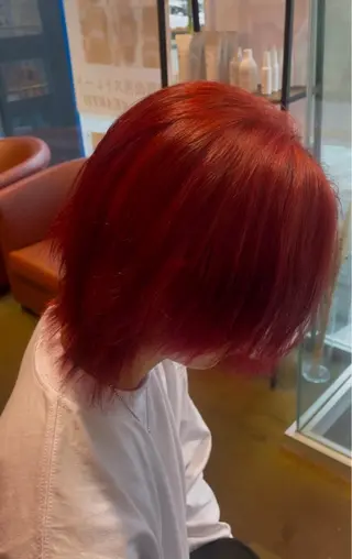 カラー メンズ 💞暖色カラー 💞risaのヘアスタイル